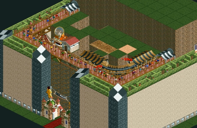 (스압주의) 롤러코스터 타이쿤 장인 - 킹무성