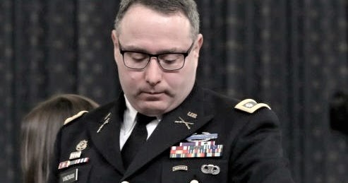 I_Was_Just_Thinking: LTC Alexander Vindman Is Retiring for the Big