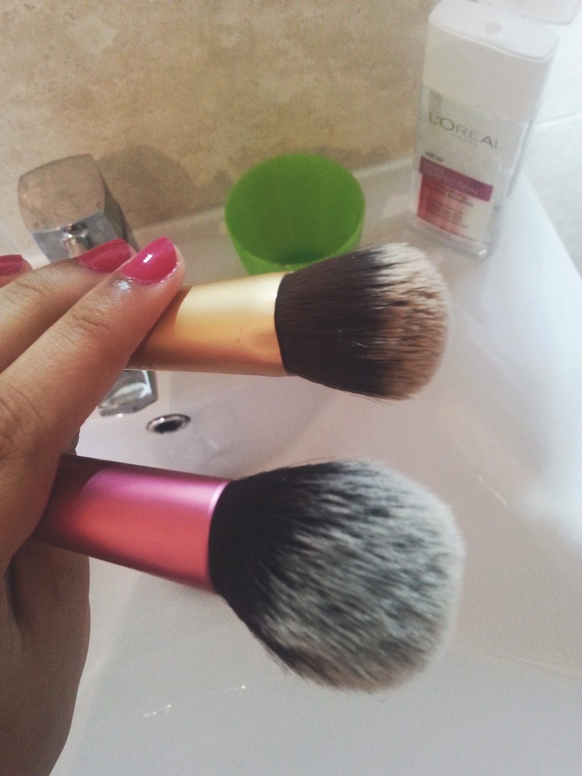 Washing Makeup Brushes With Micellar Water?! Class & Glitter