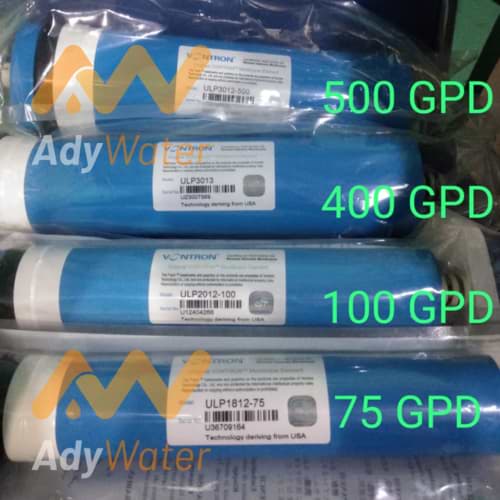 Jual Membran RO untuk Rumah Tangga Membran Reverse Osmosis 50 GPD, 75