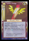 My Little Pony Spitfire's Badge The Crystal Games CCG Card