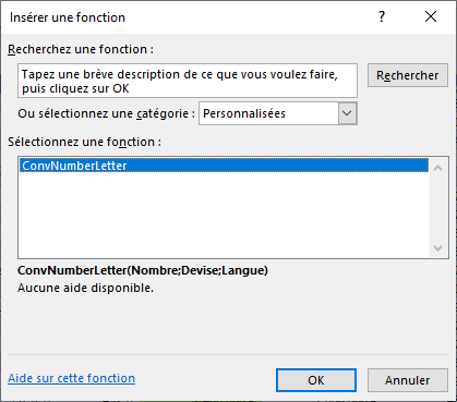 (micro)BOUM EXCEL Office 365  Convertir les nombres en lettres