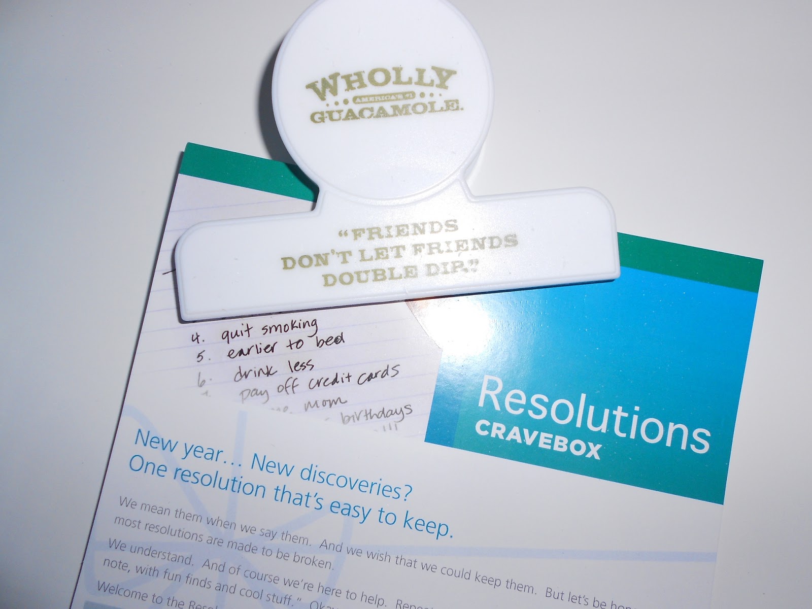 Tracy's Notebook of Style: Cravebox - Resolutions