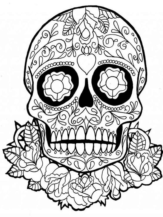 Tattoos Book +2500 FREE Tattoo Designs Sugar skull tattoo stencils
