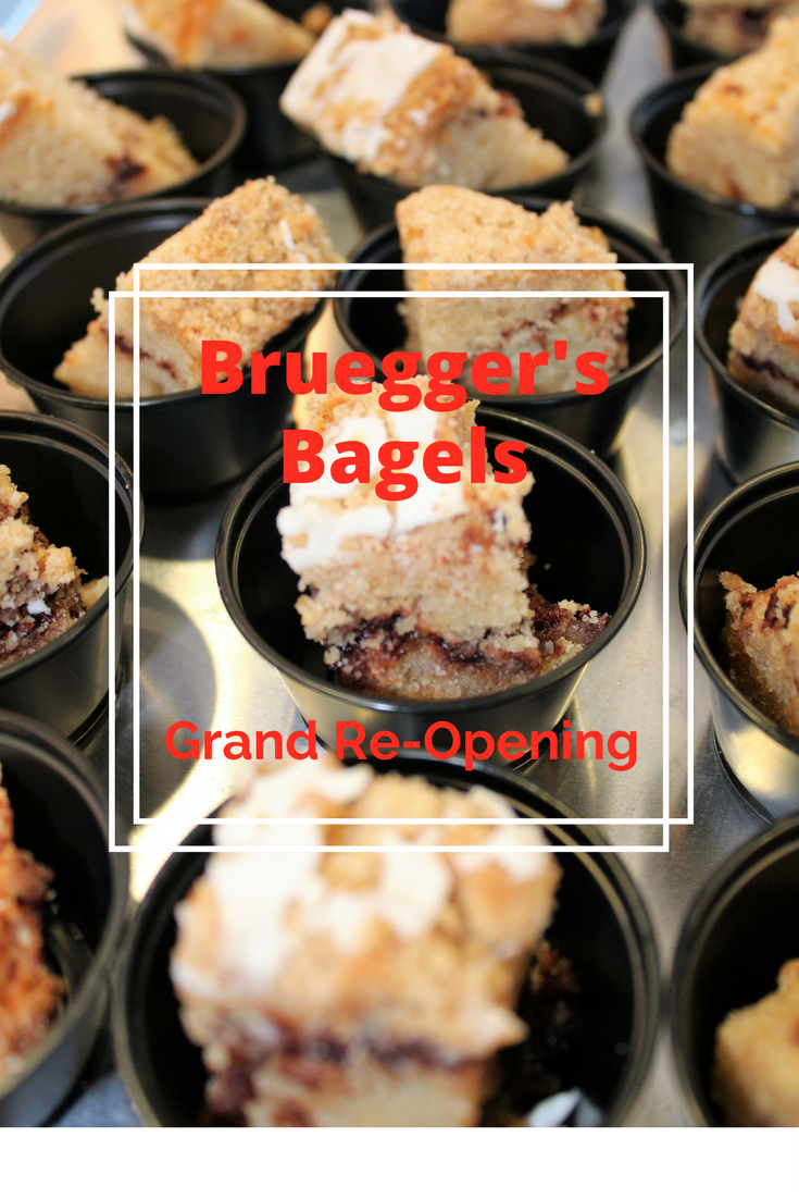 Mom Among Chaos Bruegger's Bagels Grand ReOpening in Bloomfield Hills