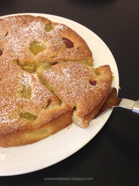 schaeresteipapier: Kuchen mit Pflaumen