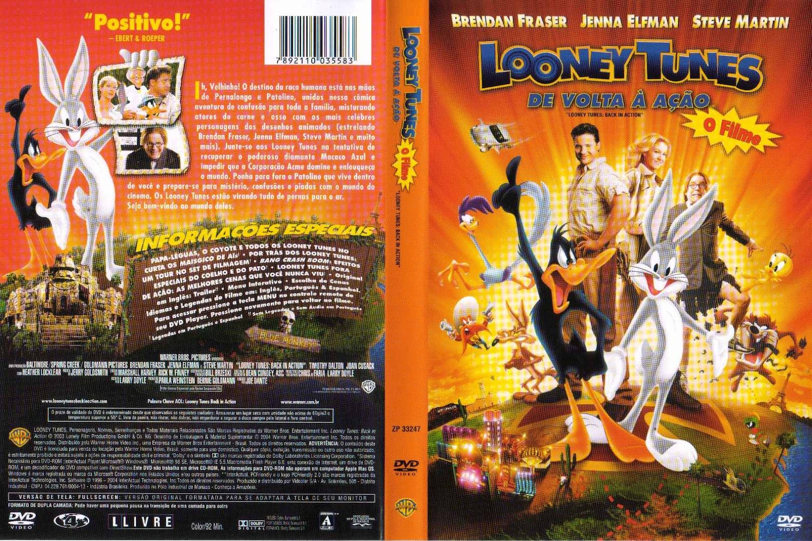 Capas Filmes Aventura Looney Tunes De