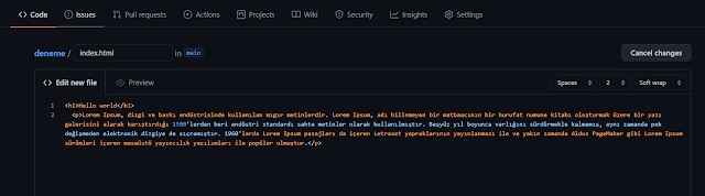 Html ile Site Kurma Html ile Site Kurma
