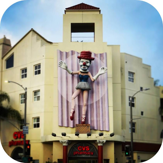 From Venice Beach to Santa Monica: ballerina clowns