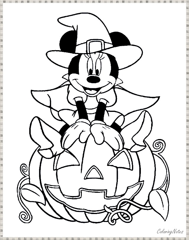 17 Cute And Funny Disney Halloween Coloring Pages Free Printable 17 Cute And Funny Disney Halloween Coloring Pages Free Printable