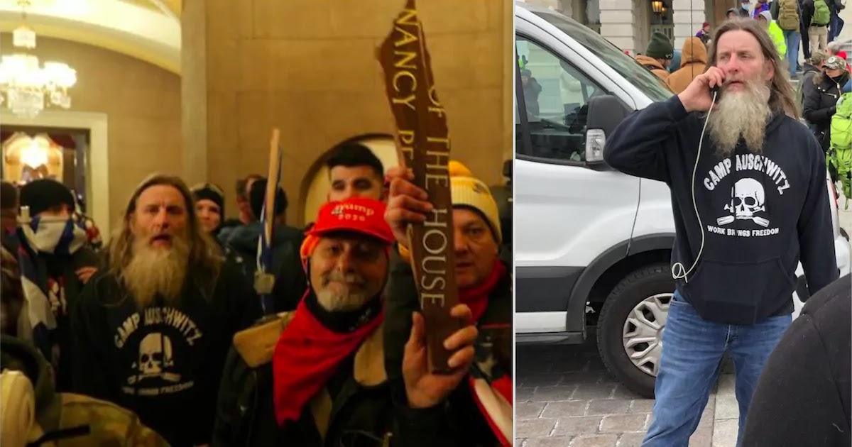 'Camp Auschwitz' Rioter Has Been Arrested By Police In Virginia Following His Involvement In The Capitol Building Attack 'Camp Auschwitz' Rioter Has Been Arrested By Police In Virginia Following His Involvement In The Capitol Building Attack