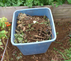 いろいろな方法で堆肥作り Kitchengarden
