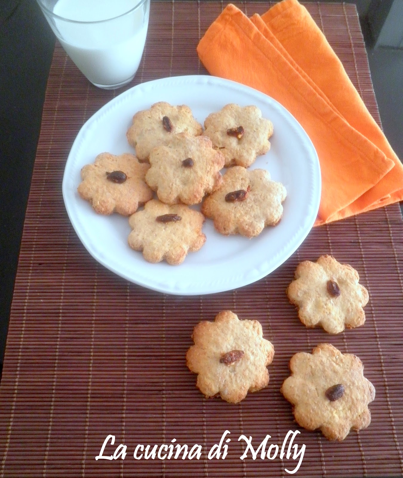 biscotti rustici al miele e bacche di goji