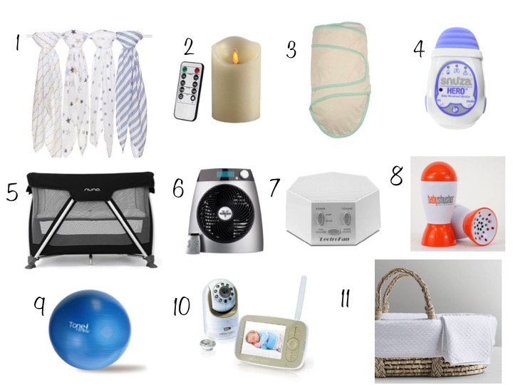 baby sleeping items
