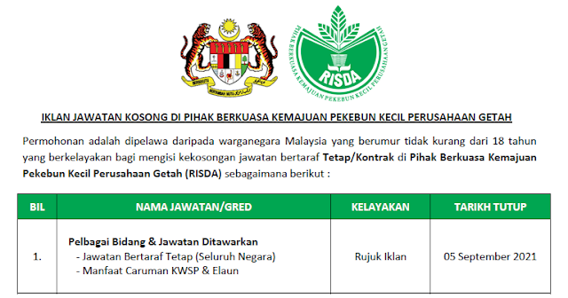 Pihak Berkuasa Kemajuan Pekebun Kecil Perusahaan Getah (RISDA)