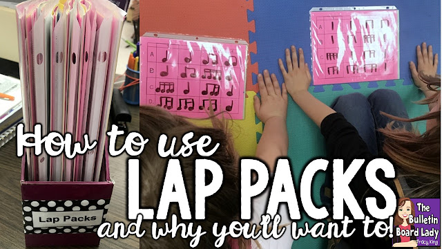 Lap Packs are inexpensive ways to get students writing in music class.  Customize them to include exactly what your music students need.  This article has some great ideas for their use and FREE downloads!