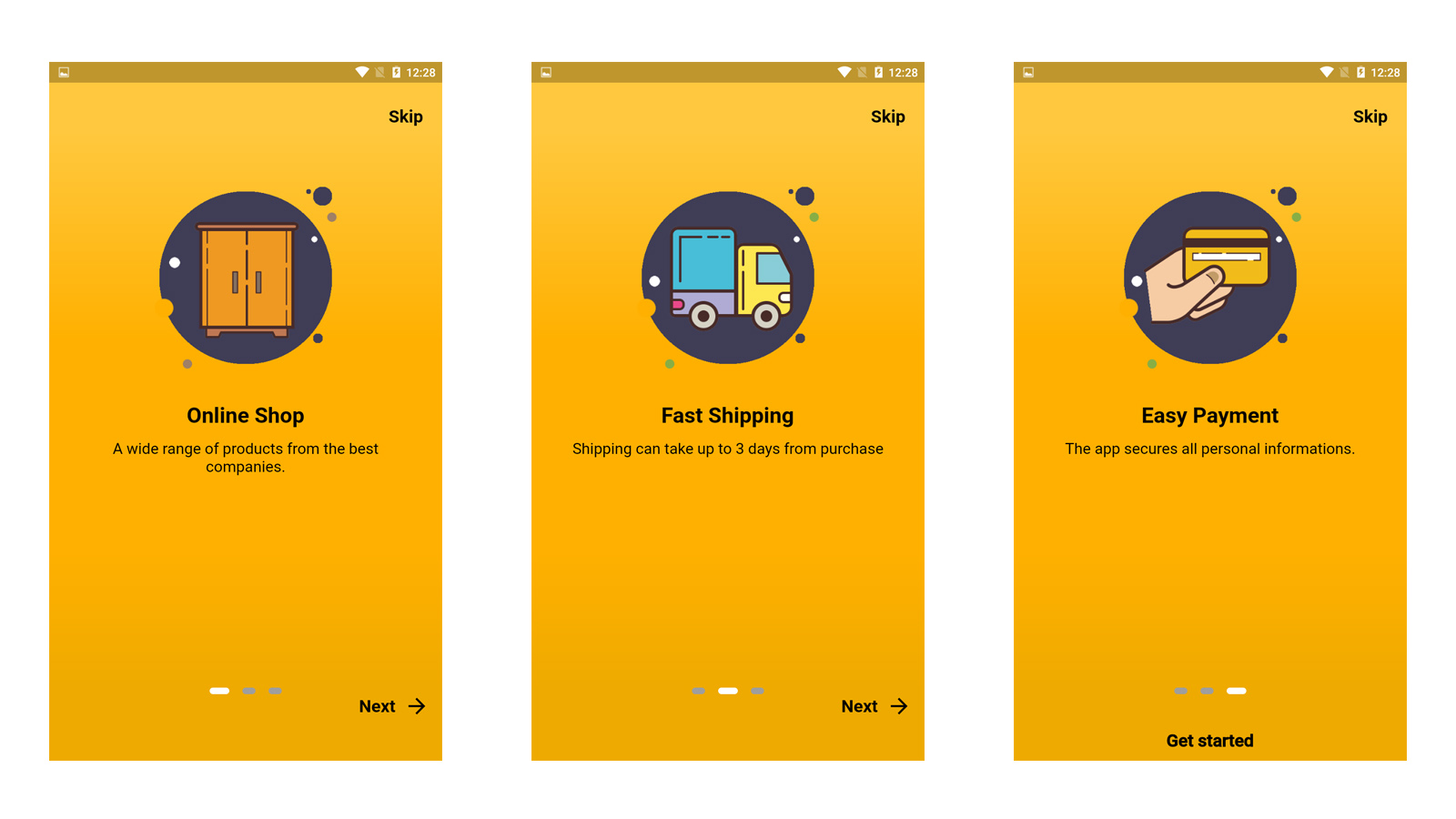 Flutter UI Kit: eCommerce App by omaroued | CodeCanyon