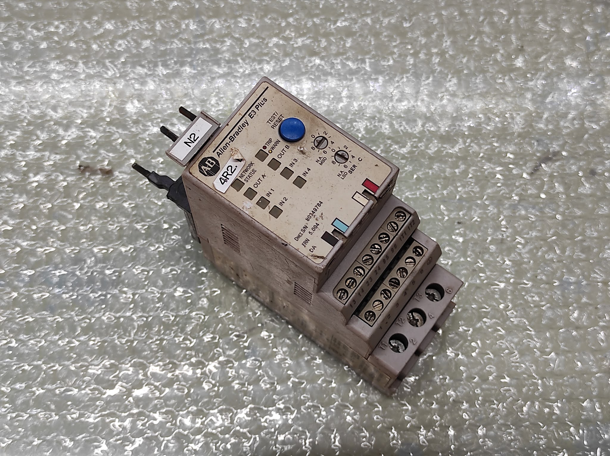 ALLEN BRADLEY CAT 193EC3PB E3 PLUS OVERLOAD RELAY