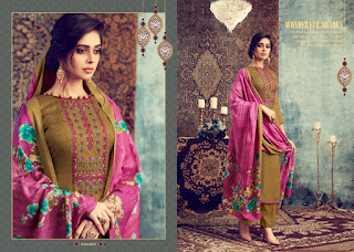 Ib Nx Fluence Pashmina salwar Kameez Collection Winter Wear 