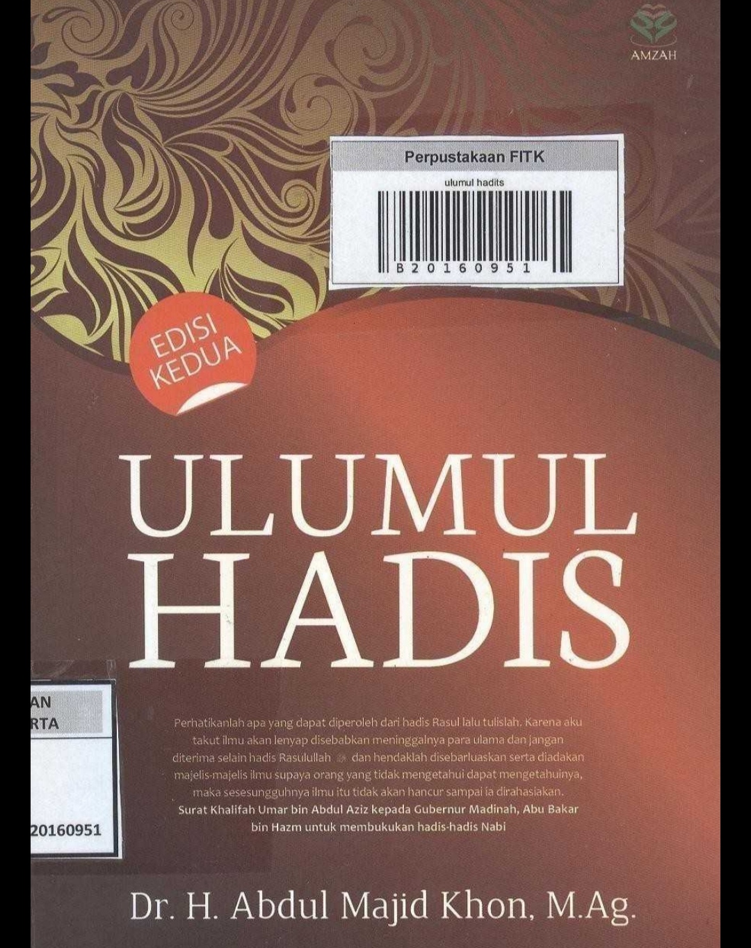 ebook Ulumul Hadist abdul majid khon