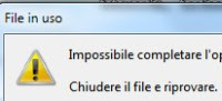 eliminare file bloccati