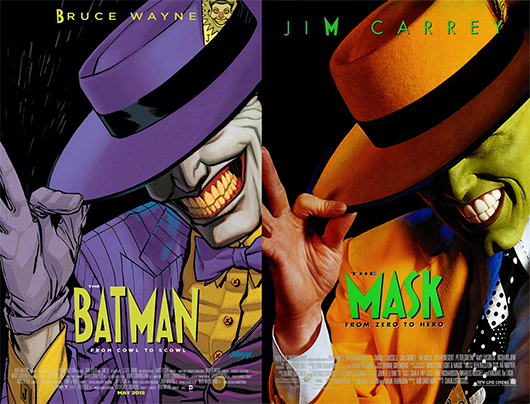 Portada de comic Joker homenaje a la película de La Máscara