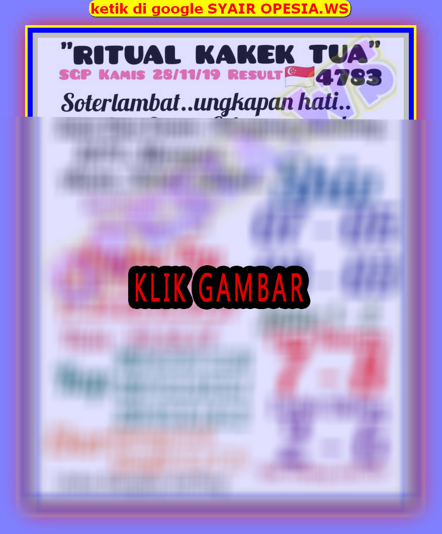 1 New Message Kode Syair Singapore 28 November 2019 Forum Syair Togel Hongkong Singapura Sydney