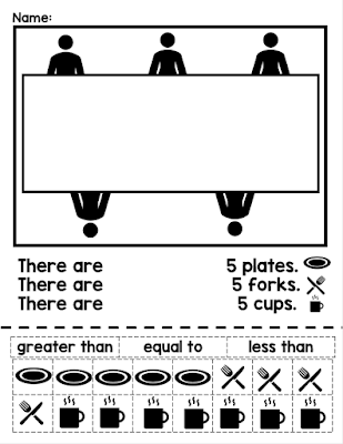 Comparing numbers - One (Kind) Kindergarten