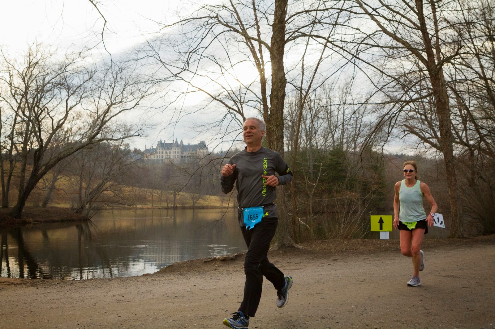 Wolfie (Kurt) Runs Biltmore Half Marathon