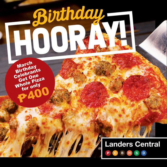 Get a Huge Pizza Discount From Landers on Your Birthday – Salezone