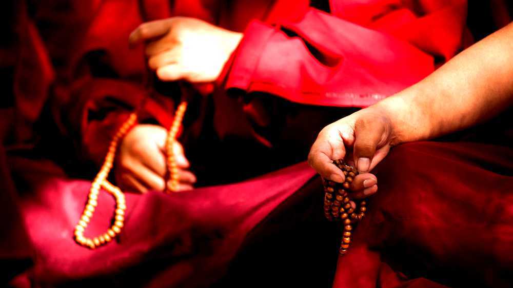 Buddhist prayer beads