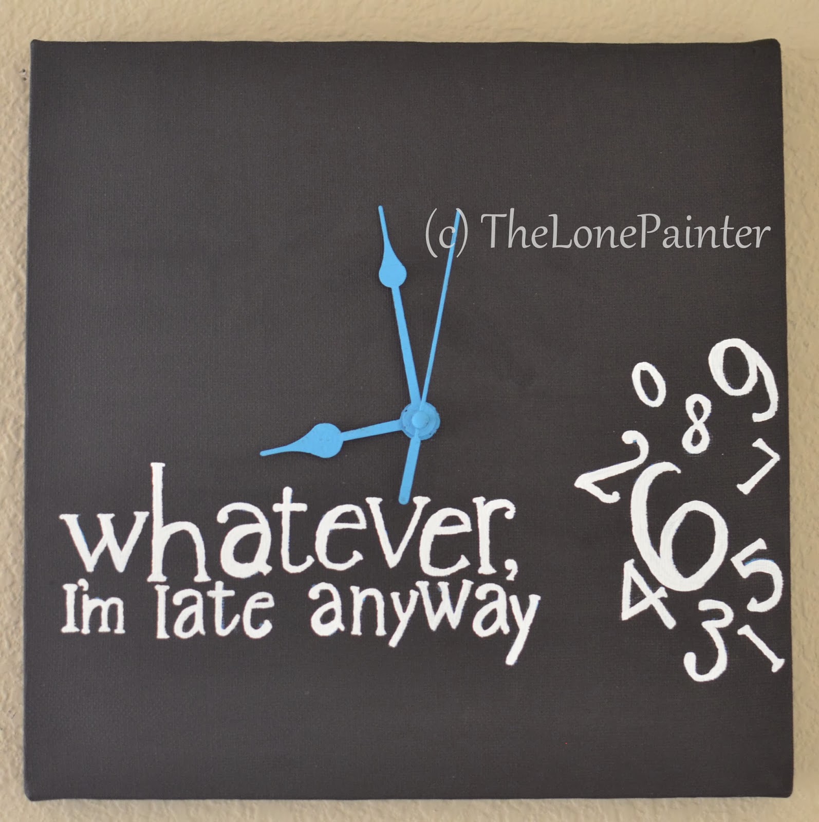 TheLonePainter DIY wall clock