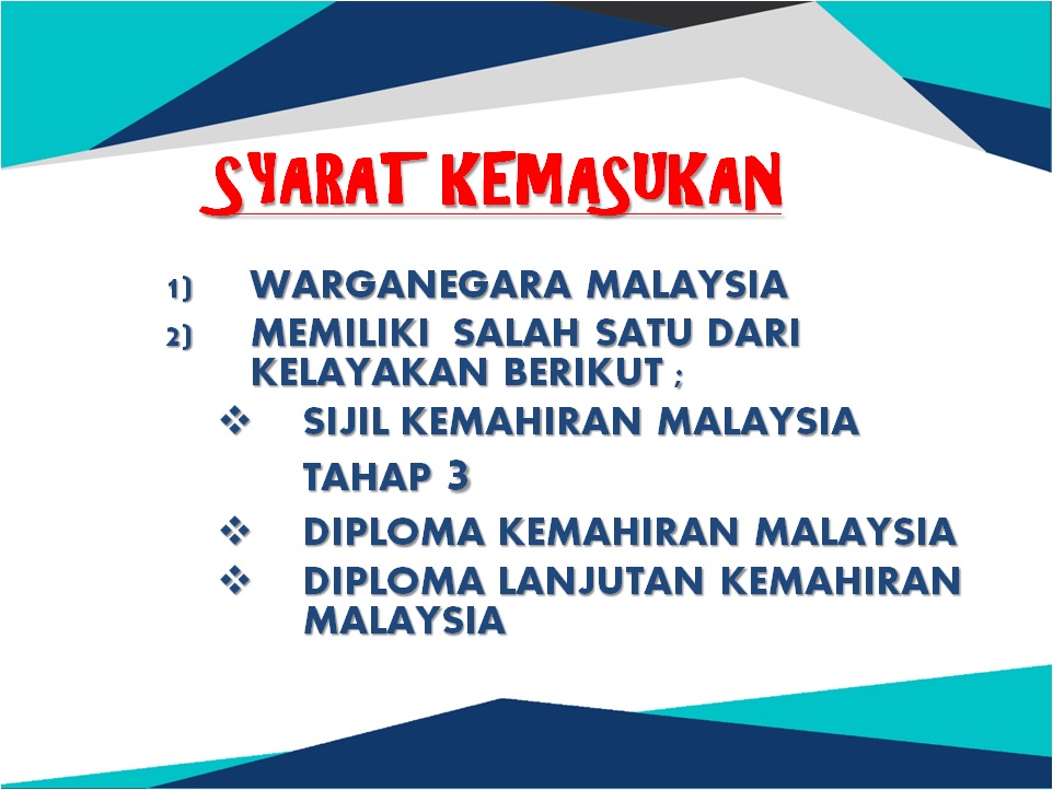 Diploma Lanjutan Kemahiran Malaysia (Dlkm) Tahap 5 / Penga Universiti