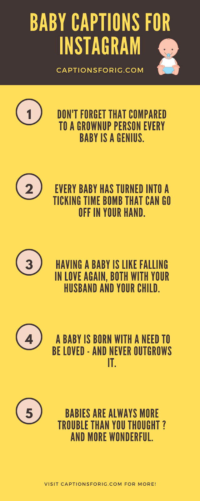30 *CUTE* Baby Captions For Instagram DIRECT COPY PASTE Captions For IG