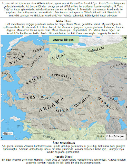 Okuma Atlası Luviler Arzawa