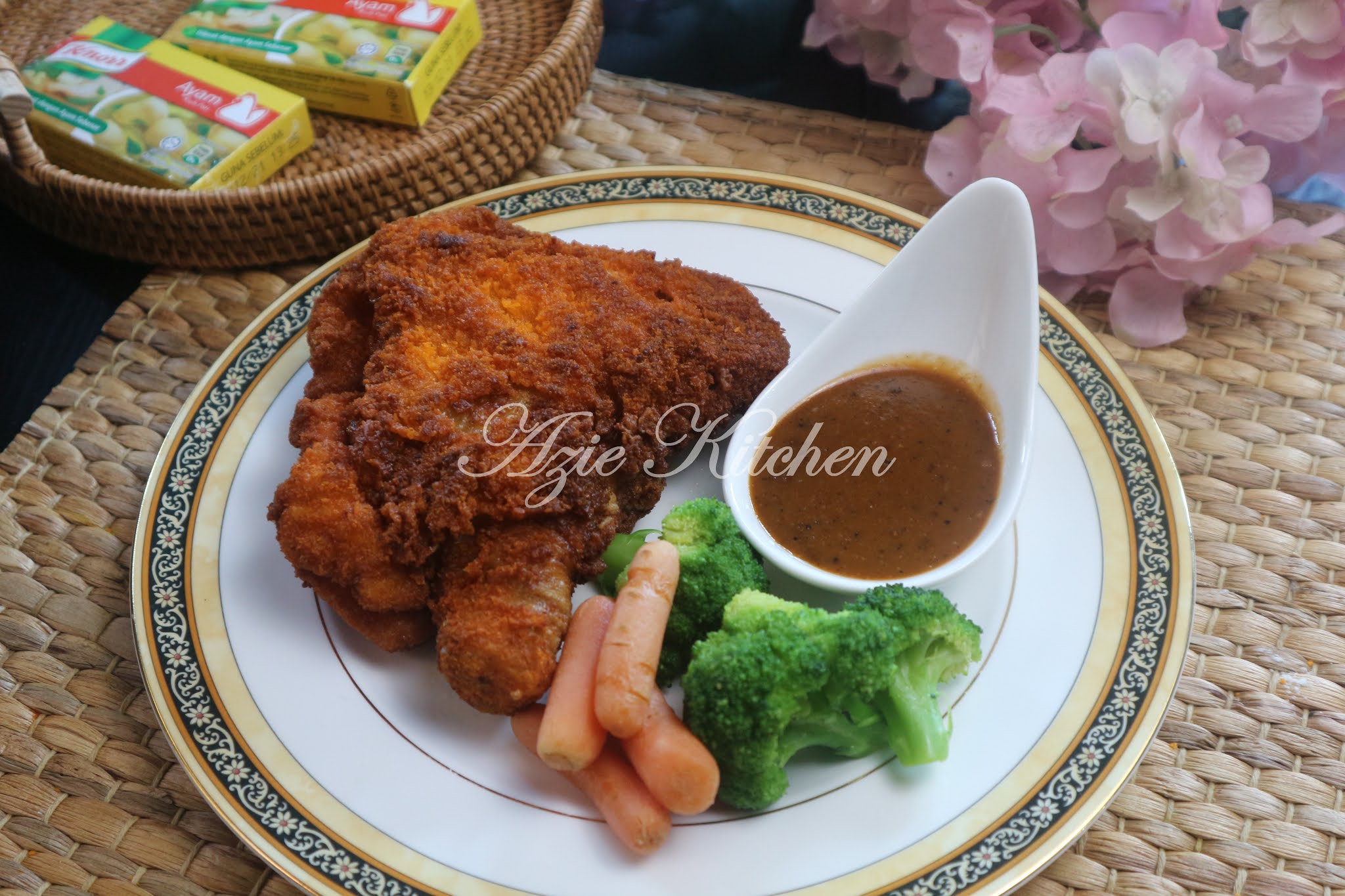 Chicken Chop Dan Sos Lada Hitam Yang Mudah Dan Sedap Azie Kitchen