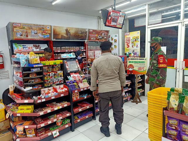 PPKM Mikro, Babinsa Sukodono Perketat Prokes