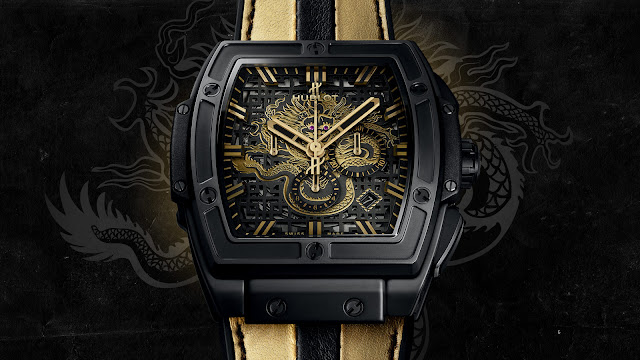 Top Famous Imitation Hublot Spirit Of Big Bang For Bruce Lee's 75th Anniversary Watch From http://www.replicawatchreport.co/!