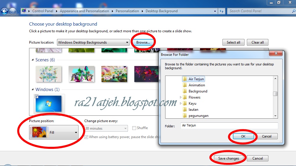Cara Mengganti Background Laptop atau Komputer