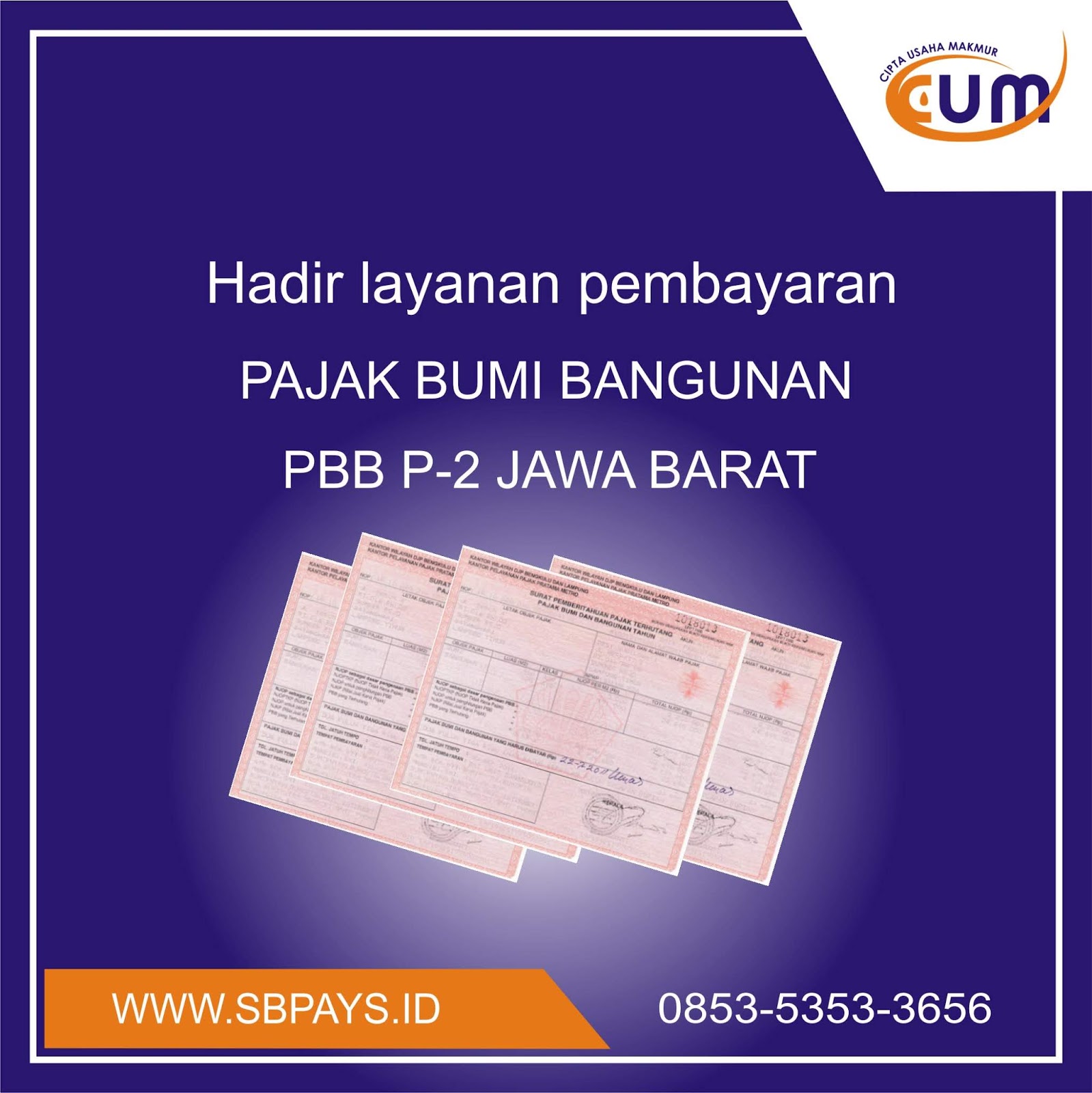 Live pembayaran PBB Jawa Barat Sukabumi Bogor Depok ...