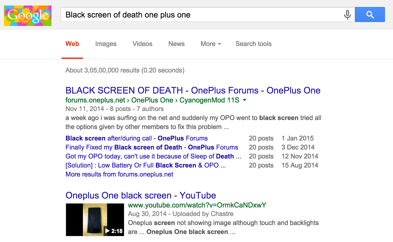 Thoughts of an invisible guy in the visible world One Plus One Black screen of death