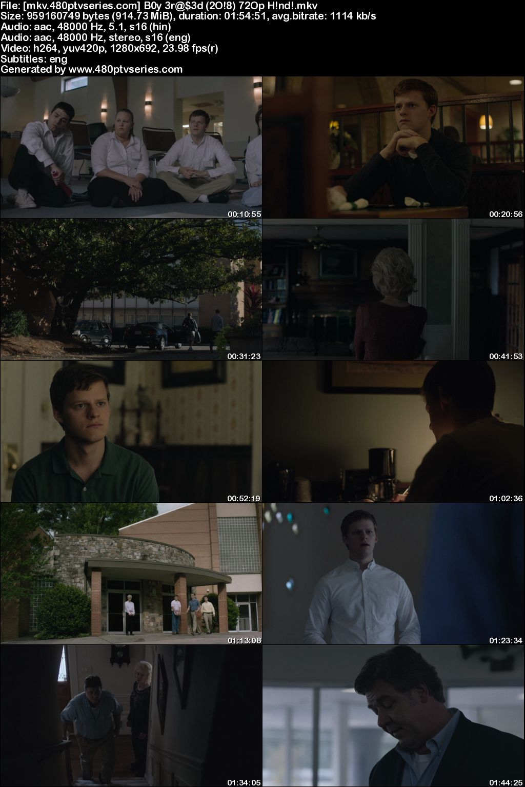 Watch Online Free Boy Erased (2018) Full Hindi Dual Audio Movie Download 480p 720p Bluray