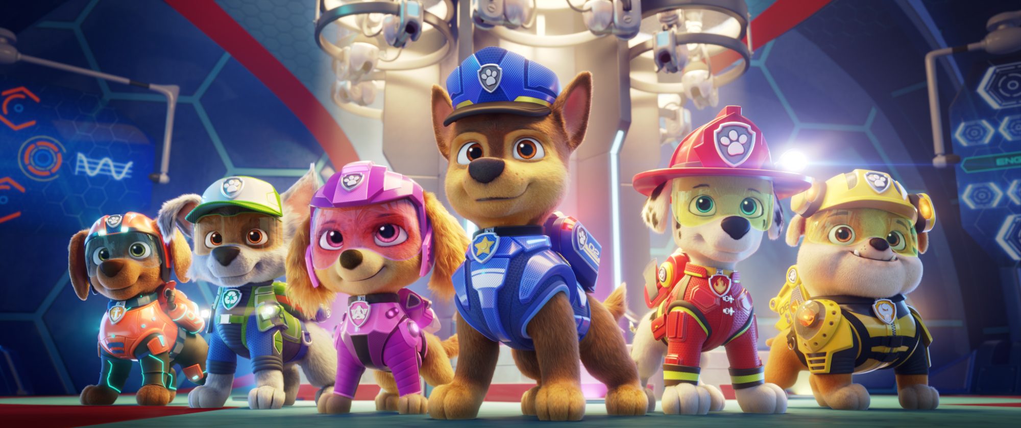 NickALive!: New 'PAW Patrol: The Movie' Character Posters Feature Jimmy  Kimmel, Kim Kardashian West, Randall Park, Tyler Perry, Yara Shahidi and  More