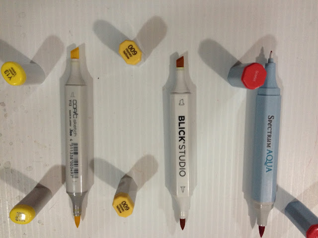 Alcohol Marker Review: Blick Studio Markers