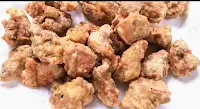 Crisp golden fried chicken for chicken manchurian recipe