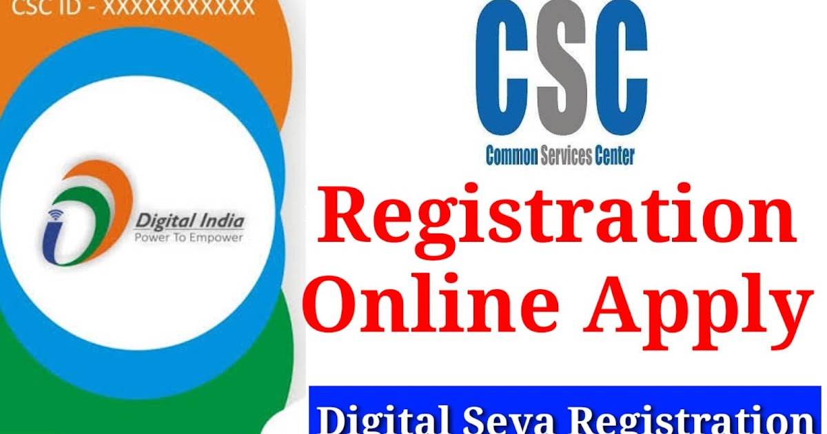 CSC Registration Online Apply | Digital Seva Registration