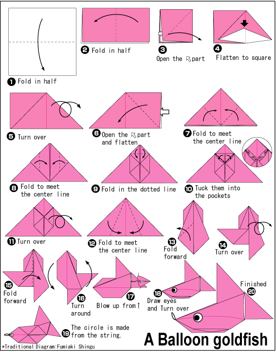origami balloon origami balloon