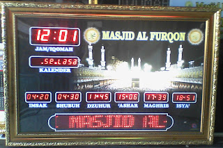 Jam Digital Masjid Running Text