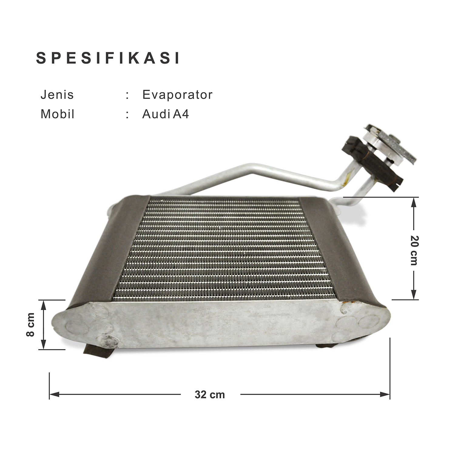 Jual Cooling Coil / Evaporator AC Mobil Audi A4 Harga Murah Resmi