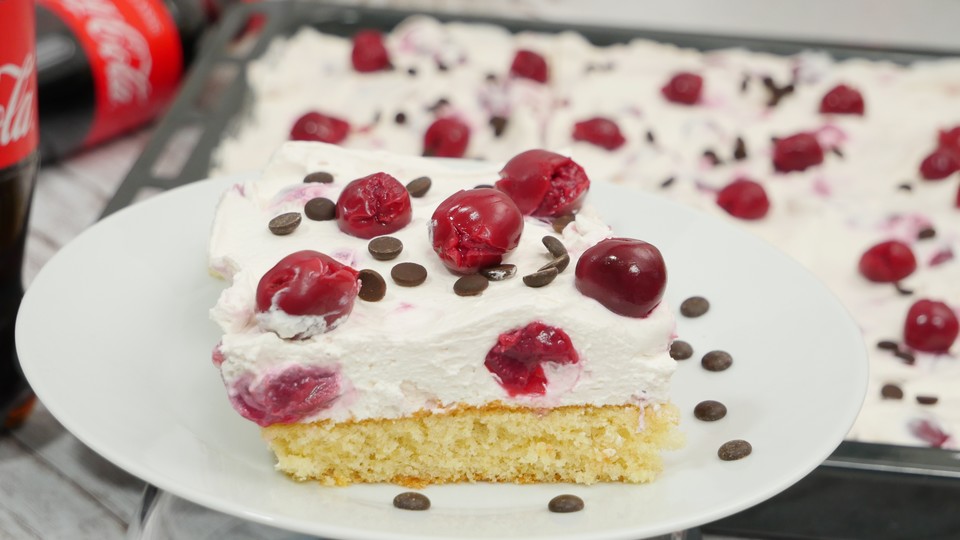 Backwaren Himmel: Coca Cola Kuchen mit Kirschen